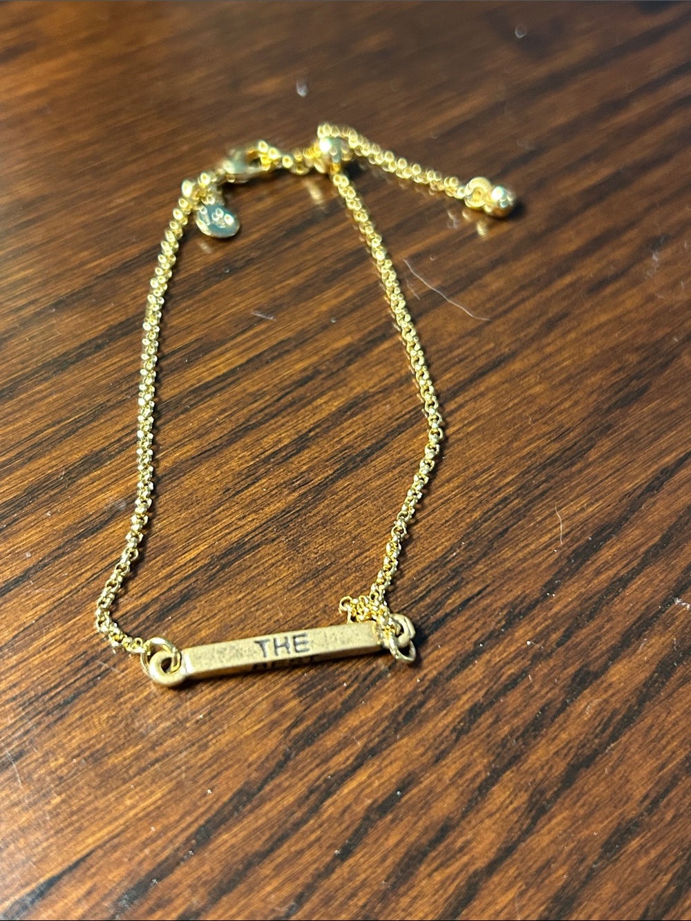 Luca and Danni Inspirational Bar Bracelet - "the best is yet to come!”